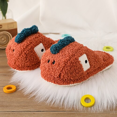 

Girls' Slippers Flip-Flops Daily Elastic Fabric Fast Dry Slippers Little Kids(4-7ys) Daily Indoor Outdoor Orange Fall Winter