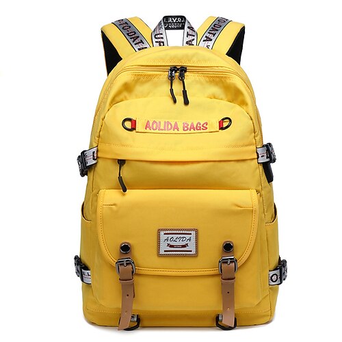 

School Backpack Bookbag Multicolor for Student Boys Girls Water Resistant Wear-Resistant Large Capacity Oxford Cloth School Bag Back Pack Satchel 20 inch