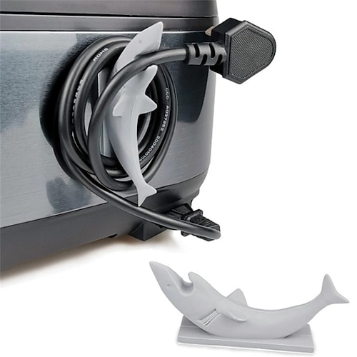 

Kitchen Winder Soft Cord Wire Organizer Shortener Shark Wire Storage Fixed Hideout