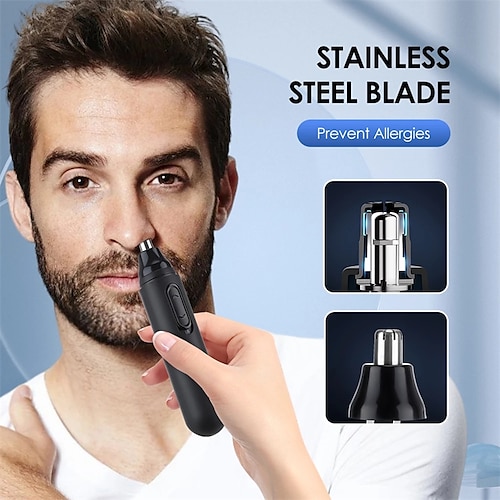 

Electric Nose Hair Trimmer Shaver Clipper for Men Women Ear Neck Eyebrow Trimmer Shaver Face Razor Nose Hair Cutter Removal Kit