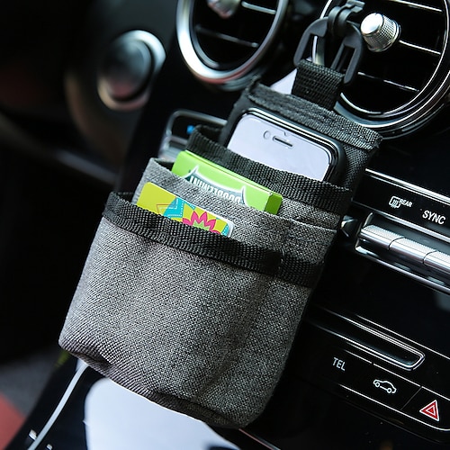 

StarFire Car Storage Organizer Box Oxford Bag Hanging Holder Outlet Vent Stowing Tidying In Auto Phone Pocket Bucket Bag Car Accessories