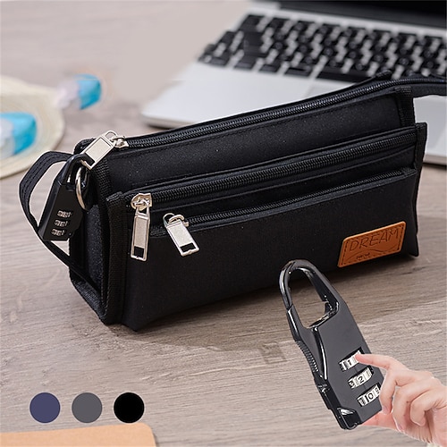 

PencilCasePenPouchMarkerBag Waterproof Wear-Resistant Multifunction Oxford Cloth for School Office Student