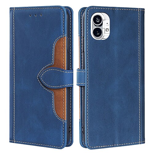 

Phone Case For Nothing Phone 1 Wallet Card Nothing Phone 1 with Stand Card Holder Slots Magnetic Flip Solid Colored TPU PU Leather