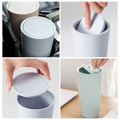 

StarFire New Car Garbage with Lid Can Car Trash Bin Home Room Garbage Dust Case Holder Bin Car Basket Car Accessories Auto Accessories