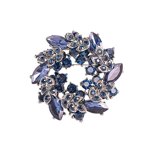

Women's Brooches Creative Vintage Brooch Jewelry Blue LED Light Pink Grey For Wedding Daily