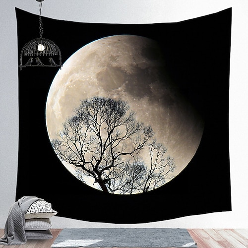 

Wall Tapestry Art Decor Blanket Curtain Hanging Home Bedroom Living Room Decoration and Fantasy and Forest and Landscape