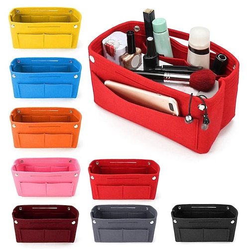 

Cosmetic bag storage bag multifunctional felt storage bag