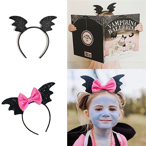 

Kid Halloween Party Cosplay Black White Pink Cat Ear Headband Hairband Gloves Performance Stage Dance Wear Costume Set Clothes