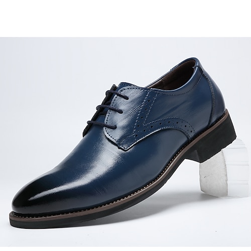 

Men's Oxfords Formal Shoes Dress Shoes Business Casual British Daily Office Career PU Black Brown Blue Fall Winter