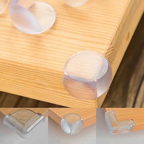 

10pcs Baby Child Safety Table Corner Protector Transparent Silicone Table Corner Edge Protection Anti-Collision Angle Guards