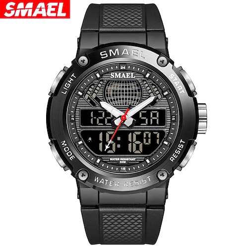 

SMAEL 8032 Camo Heart Of Steel Men Military Leisure Sports Dual Display Gift Waterproof Shockproof Outdoor Movement Electronic