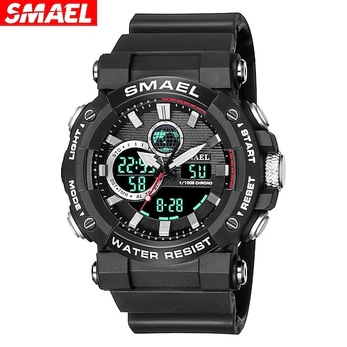 

SMAEL Military Sport Digital Watch for Men LED Display Chronograph Quartz Watches Multi-functional Alarm Clock Wristwatch 8048