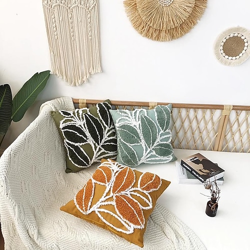 

Boho Double Side Cushion Cover 1PC Soft Decorative Square Throw Pillow Cover Cushion Case Pillowcase for Bedroom Livingroom Indoor Cushion for Sofa Couch Bed Chair