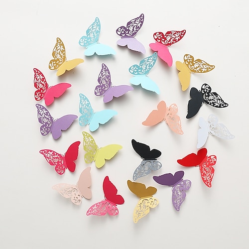 

Backdrop Card Paper Wedding Decorations Party / Festival Fashion / Wedding / Butterfly All Seasons