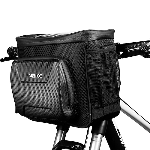 

INBIKE Bike Handlebar Bag Shoulder Messenger Bag Bike Rack Bag Touchscreen Multifunctional Travel Bike Bag Polyester TPU EVA Bicycle Bag Cycle Bag Cycling / Similar Size Phones