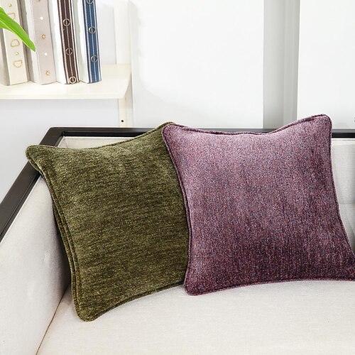 

Simple Luxury Double Side Cushion Cover 1PC Soft Decorative Square Throw Pillow Cover Cushion Case Pillowcase for Bedroom Livingroom Indoor Cushion for Sofa Couch Bed Chair
