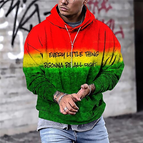 

Men's Unisex Hoodie Pullover Hoodie Sweatshirt Color Block Graphic Prints Letter Print Hooded Daily Sports 3D Print Designer Casual Hoodies Sweatshirts Long Sleeve Green