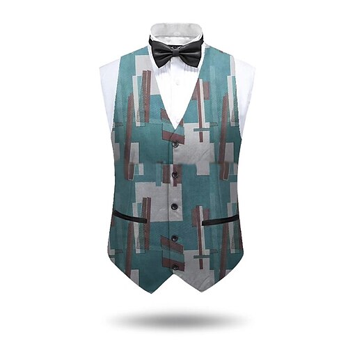 

2022 new Korean version fashion business casual suit vest slim fit men's suit collar vest jacket