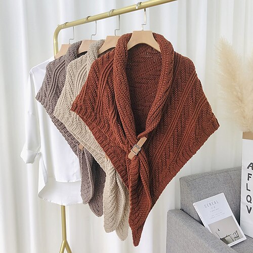 

Women's Shawl Infinity Scarf Daily Holiday Cotton Polyester Casual Vintage Retro Warm Decoration 1 PC