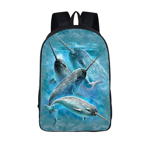 

Sea Unicorn Mermaid Schoolbag for Primary and Secondary School Students Korean Version Popular Youth Backpack