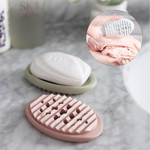 

2-1 Laundry Brush Household No Hair Does Not Hurt Clothes Cleaning Washboard Soap Box