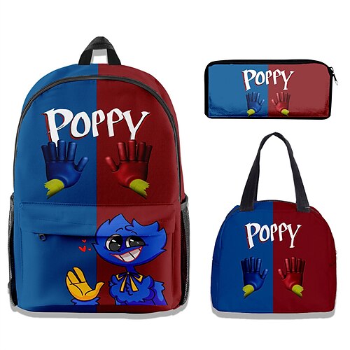 

New Peripheral School Bag Backpack Lunch Bag Pencil Bag Set