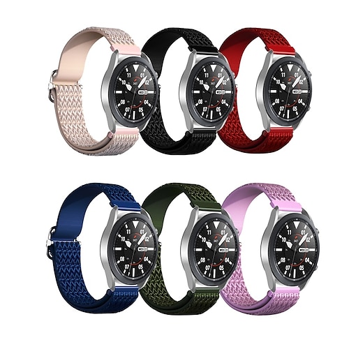 

1 pcs Smart Watch Band for Samsung Galaxy Watch 5 40/44MM Watch 5 Pro 45MM Gear S2 Classic Watch 4 Classic 42/46mm Watch 4 40/44mm Watch 3 41mm Watch 42mm Watch Active 2 40mm / 44mm, Watch Active