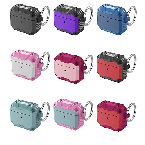 

Case Cover Compatible with AirPods Pro Airpods 1/2 AirPods 3 Cool Dustproof Shockproof PC Headphone Case