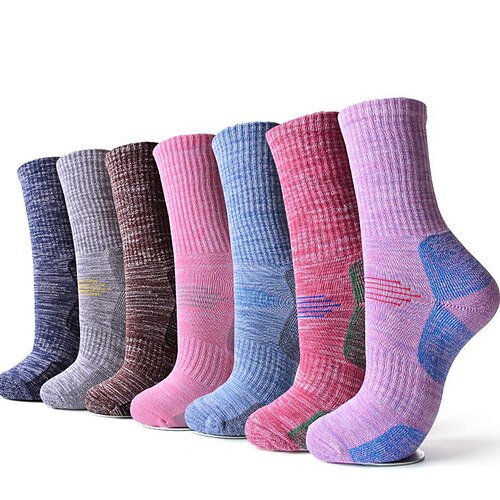 

Men's Women's Hiking Socks Ski Socks Sports Socks Outdoor Breathable Soft Sweat wicking Comfortable Socks Dark blue L (39-43) Purple M (35-38) Red M (35-38) for Fishing Climbing Camping / Hiking