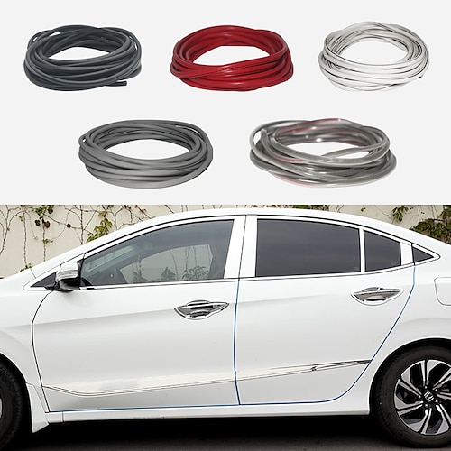 

10M Car Universal Car Door Edge Rubber Scratch Protector Moulding Strip Protection Strips Sealing Anti-rub DIY Car-styling