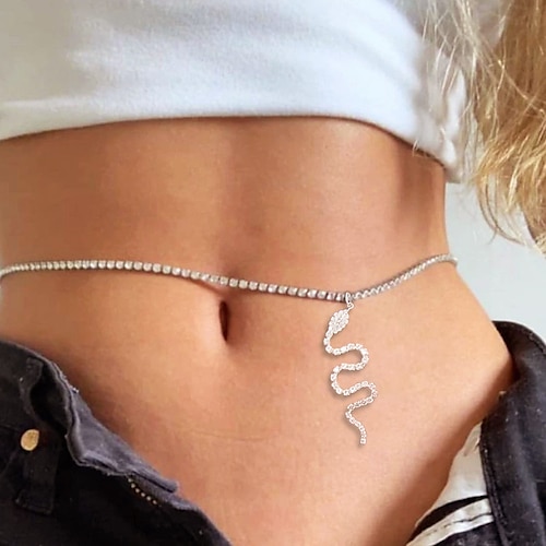 

Women's body chain Casual Street Snake Headwear