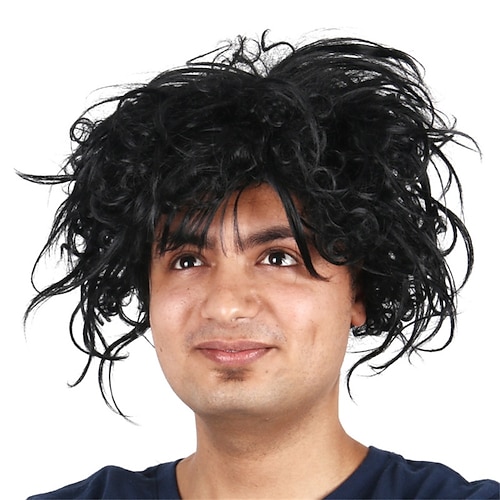 

Edward Scissorhands Black Men's Party Wig European and American popular styles