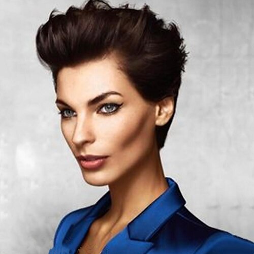 

Pixie Cut Wig Short straight Human Hair Wigs 13X1 Transparent Lace Wig Lace Front Wig Free Part Brazilian Hair For Women
