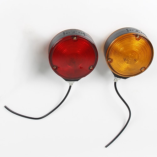 

OTOLAMPARA 10W Car Bulb Side Marker Light DC 12-24V Double Face Red Amber Signal Lamp Warning for Car Truck Trailer 2pcs