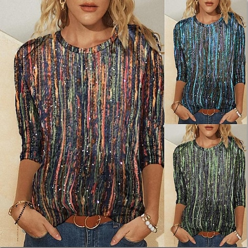 

Quality 2022 Spring Amazon EBay AliExpress Wish Crew Neck Loose Blouse
