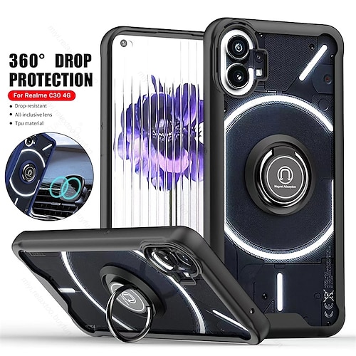 

Phone Case For Nothing Phone 1 Back Cover Nothing Phone 1 Portable Clear Shockproof Solid Colored TPU Acrylic