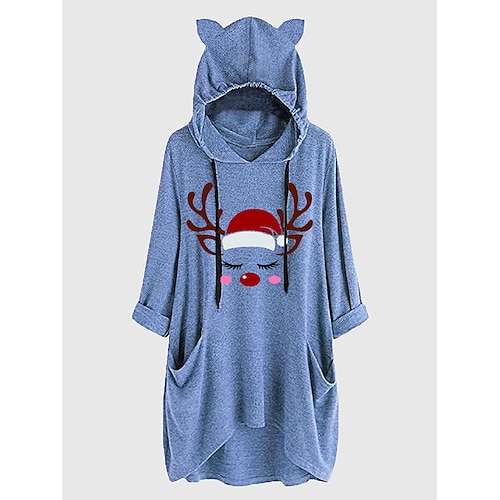 

Adults' Kigurumi Pajamas Nightwear Christmas Pajamas Cat Christmas Onesie Pajamas Terylene Cosplay For Christmas Animal Sleepwear Cartoon Festival / Holiday Costumes / Hoodie / Hoodie