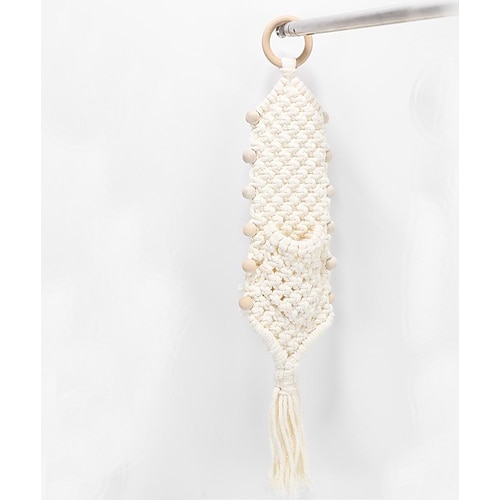 

Ruffian Art Woven Macrame Wall Tapestry Bohemian Boho Art Decor Hanging Wedding Backdrop Home Bedroom Living Room Decoration Nordic Handmade Tassel Cotton