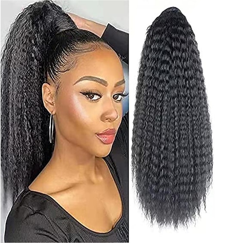 

Correa Coletas Suave / Clásico / Mujer Pelo sintético Pedazo de cabello La extensión del pelo Rizado Larga Fiesta / Noche / Ropa Cotidiana / Vacaciones