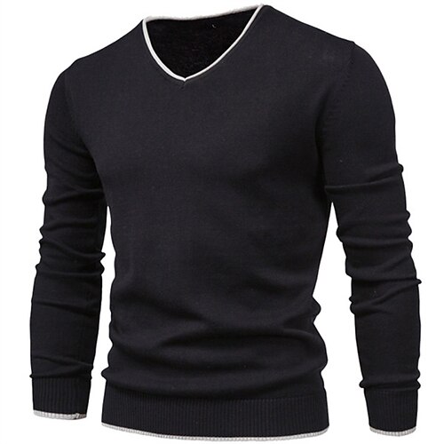 

Men's Sweatshirt Pullover Solid Color Sports Outdoor Daily Sports Basic Casual Hoodies Sweatshirts Black Wine Navy Blue