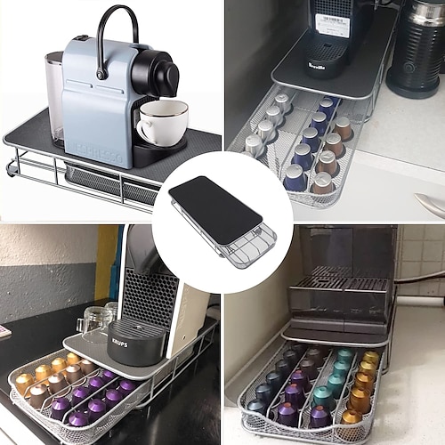 

oasiswj coffee machine base nespresso coffee machine special base can hold 40 capsules