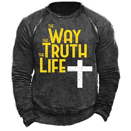 

Men's Unisex Sweatshirt Pullover Black Crew Neck Letter Graphic Prints Patchwork Print Daily Sports Holiday 3D Print Streetwear Designer Casual Spring & Fall Clothing Apparel Hoodies Sweatshirts