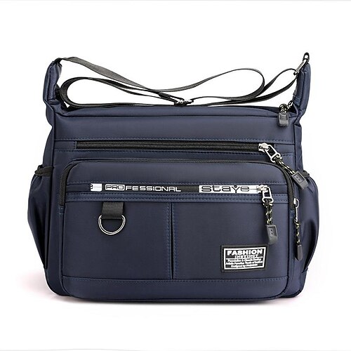 

Men's Unisex Messenger Bag Oxford Cloth Zipper Solid Color Daily Office & Career