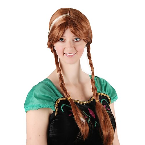 

Synthetic Wig Curly With 2 Ponytails Machine Made Wig Long A1 Synthetic Hair Women's Cosplay Soft Party Brown / Daily Wear / Party / Evening
