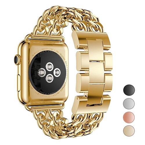 

Gliederarmband Kompatibel mit Apple Watch Armband 38mm 40mm 41mm 42mm 44mm 45mm 49mm Schnalle Herren Wasserfest Edelstahl Ersatzarmband für iwatch Serie Ultra 8 7 6 5 4 3 2 1 SE