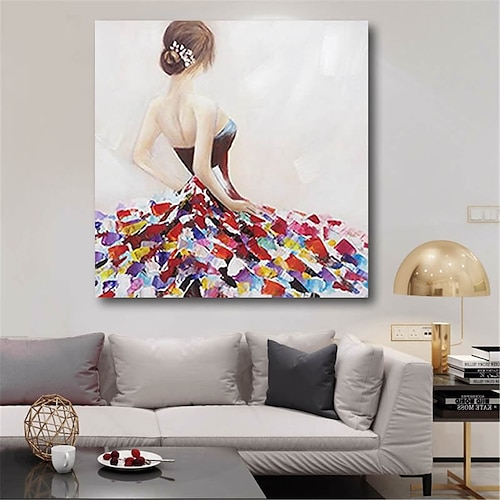 

Oil Painting Handmade Hand Painted Wall Art Abstract Modern Nude Girl Naked Girl Home Decoration Decor Stretched Frame Ready to Hang