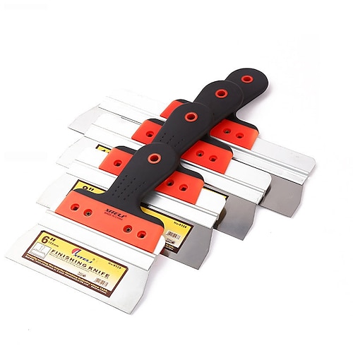 

Aluminum Scraper Putty Scraper Scraper Stainless Steel Putty Knife Putty Batch Ash Knife Wall Leveling Tool Painter