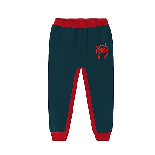 

Kids Boys Pants Black Graphic Animal Fall Winter 3D Print Street 3-12 Years