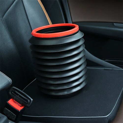 

1pcs Car Console Trash Can Keep Car Clean Collapsible Easy to Install Plastic For SUV Truck Van