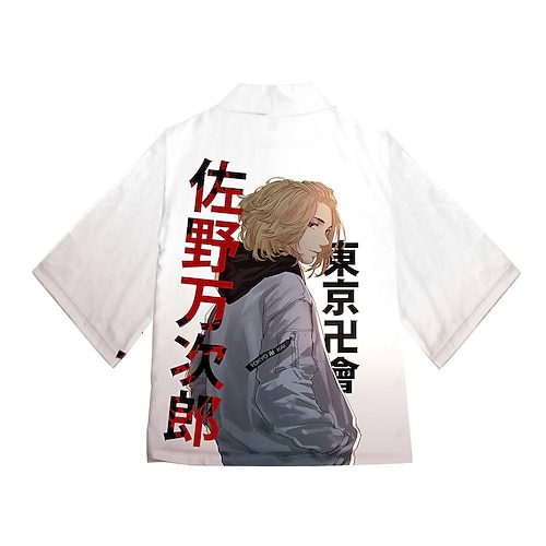 

Inspired by Tokyo Revengers Hanagaki Takemichi Cartoon Manga Anime Classic Street Style Top For Men's Women's Unisex Adults' 3D Print Polyster